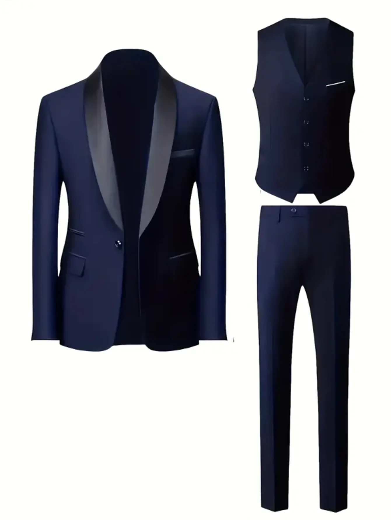 Solid Color Formal Suit
